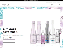 Tablet Screenshot of nexxus.com